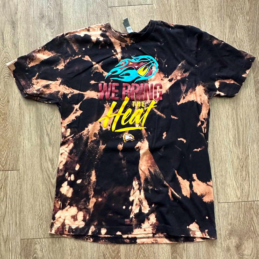 Winthrop Basketball Customized Bleach Treated Tee